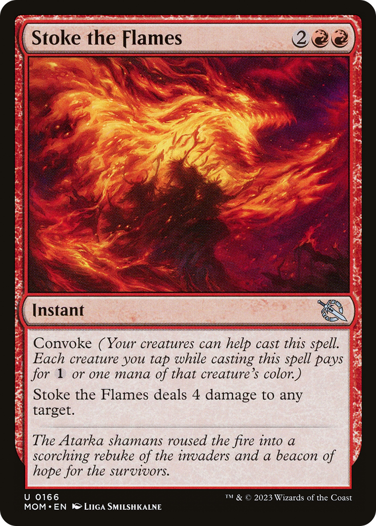 Stoke the Flames [March of the Machine] Magic: The Gathering