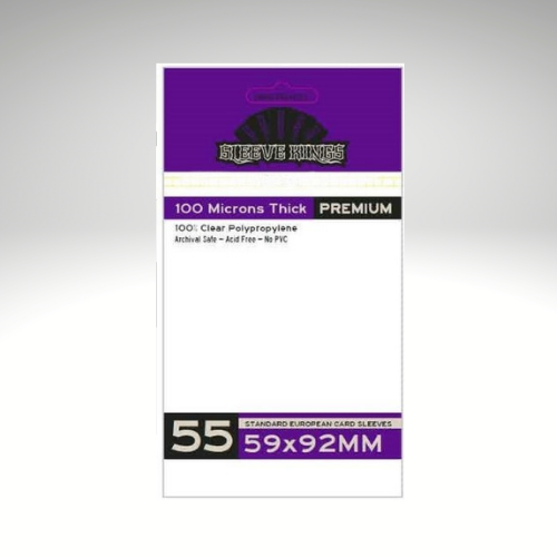 Sleeve Kings Premium European Card Sleeves (59x92mm) 55 Pack