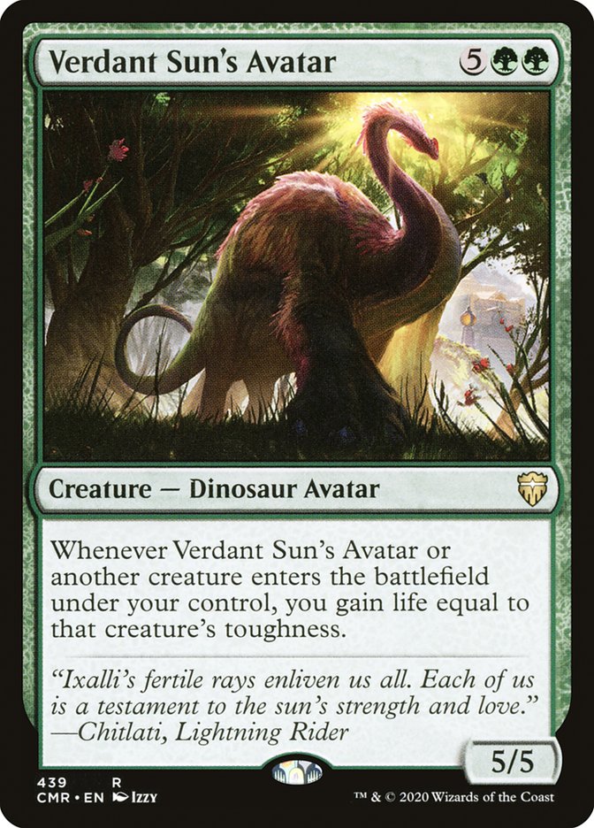 Verdant Sun's Avatar [Commander Legends] Magic: The Gathering