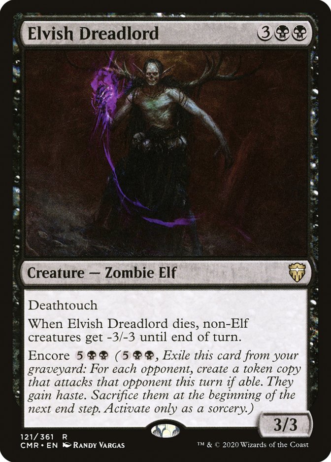 Elvish Dreadlord [Commander Legends] Magic: The Gathering