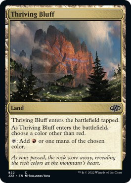 Thriving Bluff [Jumpstart 2022] Magic: The Gathering