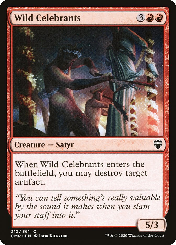 Wild Celebrants [Commander Legends] Magic: The Gathering