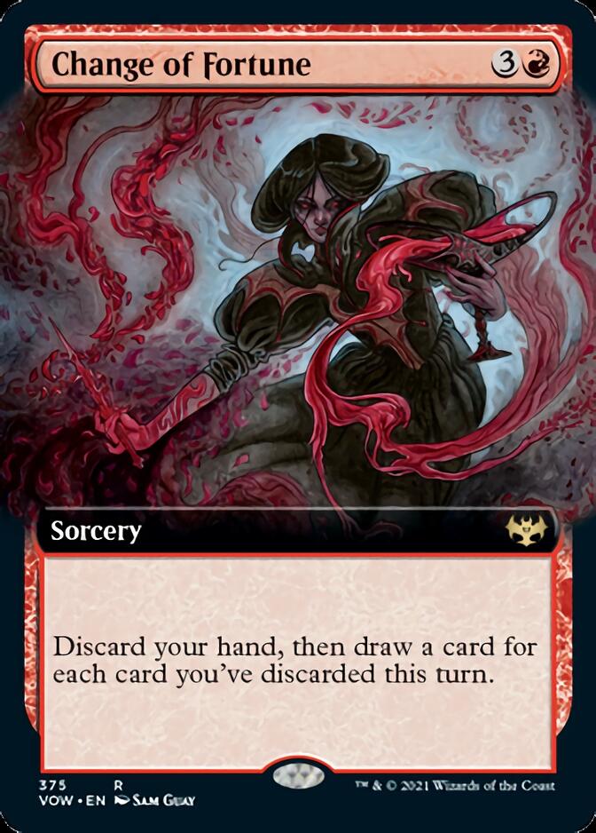 Change of Fortune (Extended Art) [Innistrad: Crimson Vow] Magic: The Gathering