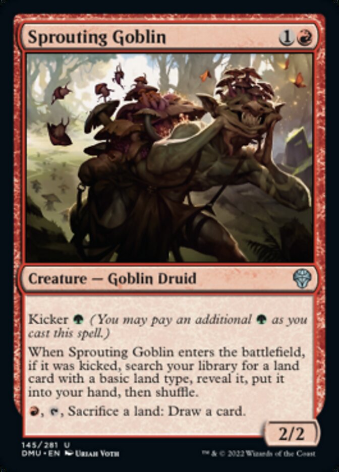 Sprouting Goblin [Dominaria United] Magic: The Gathering