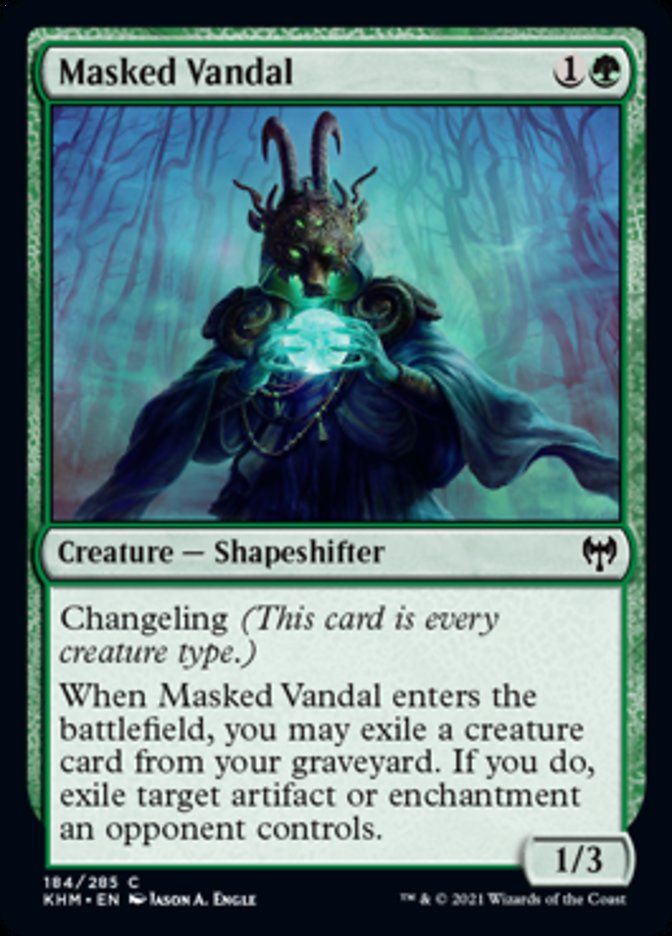 Masked Vandal [Kaldheim] Magic: The Gathering