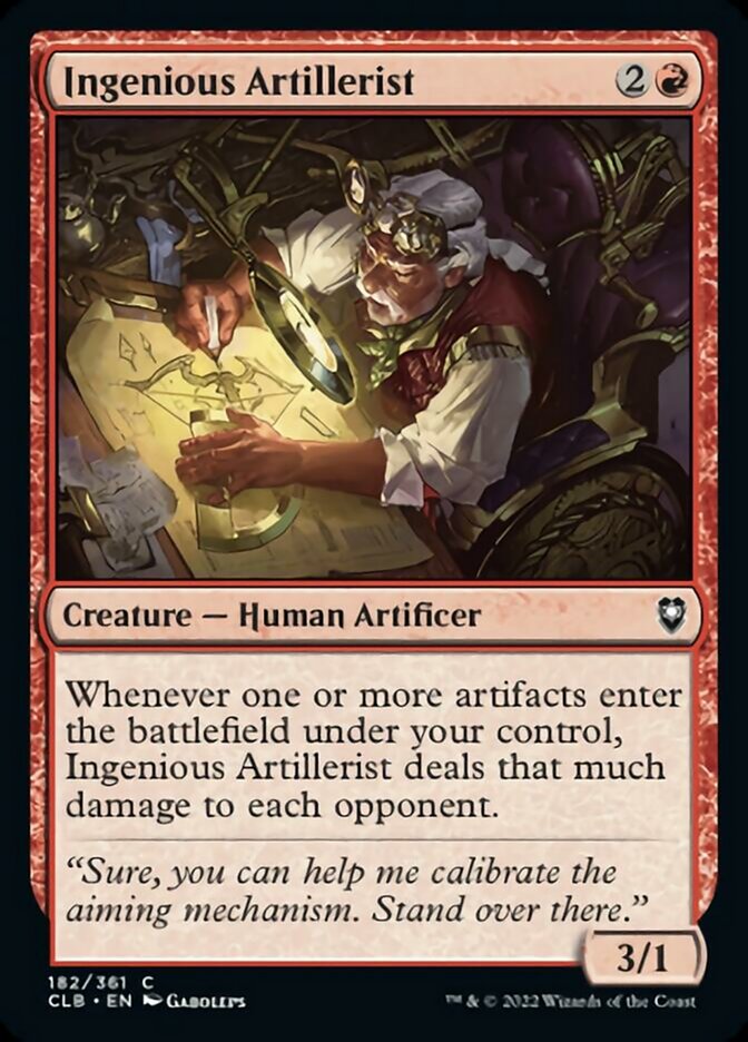 Ingenious Artillerist [Commander Legends: Battle for Baldur's Gate] Magic: The Gathering