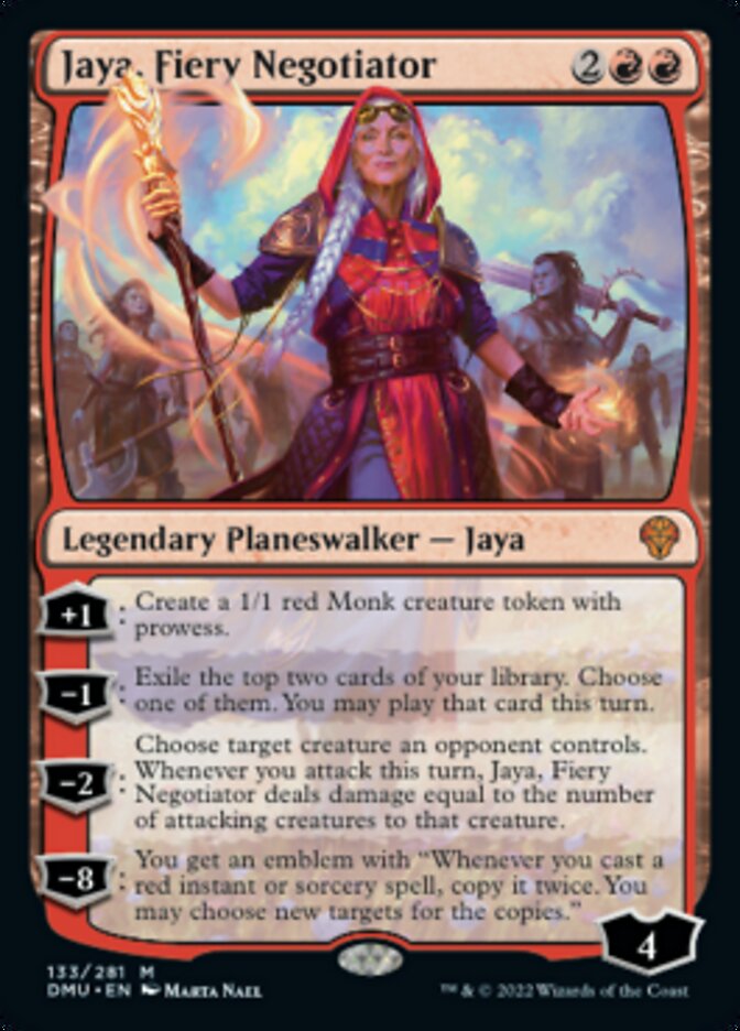 Jaya, Fiery Negotiator [Dominaria United] Magic: The Gathering