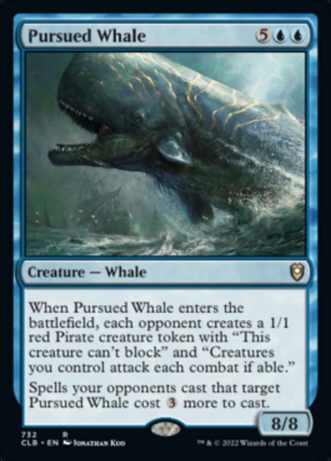 Pursued Whale [Commander Legends: Battle for Baldur's Gate] Magic: The Gathering