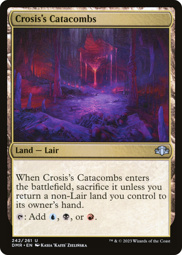 Crosis's Catacombs [Dominaria Remastered] Magic: The Gathering