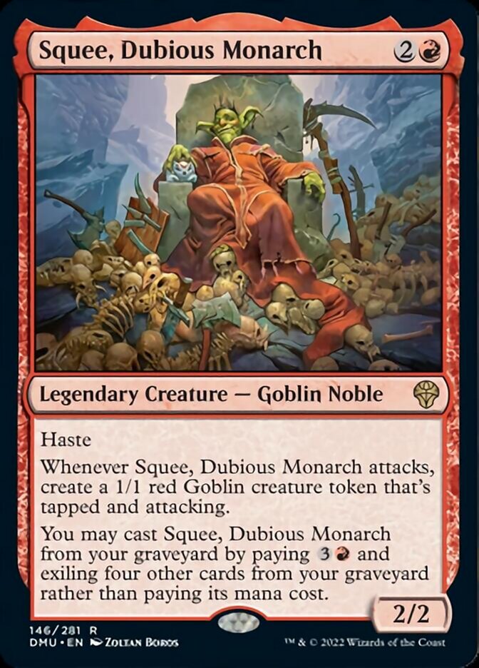 Squee, Dubious Monarch [Dominaria United] Magic: The Gathering