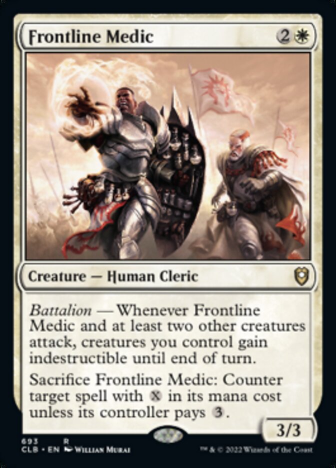 Frontline Medic [Commander Legends: Battle for Baldur's Gate] Magic: The Gathering