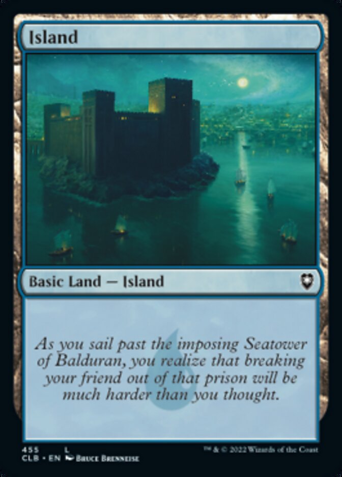 Island (455) [Commander Legends: Battle for Baldur's Gate] Magic: The Gathering