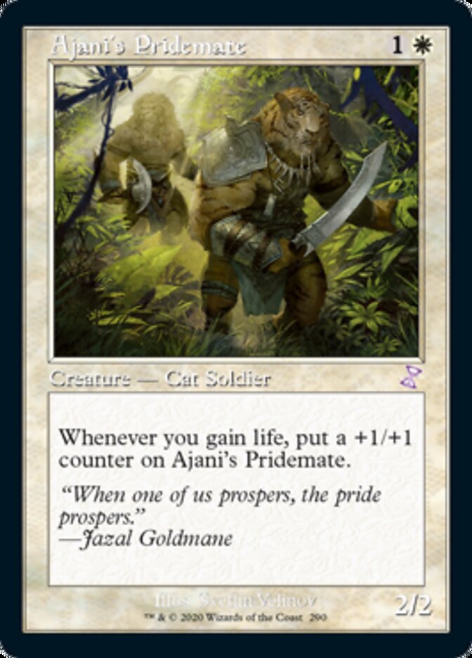 Ajani's Pridemate (Timeshifted) [Time Spiral Remastered] Magic: The Gathering