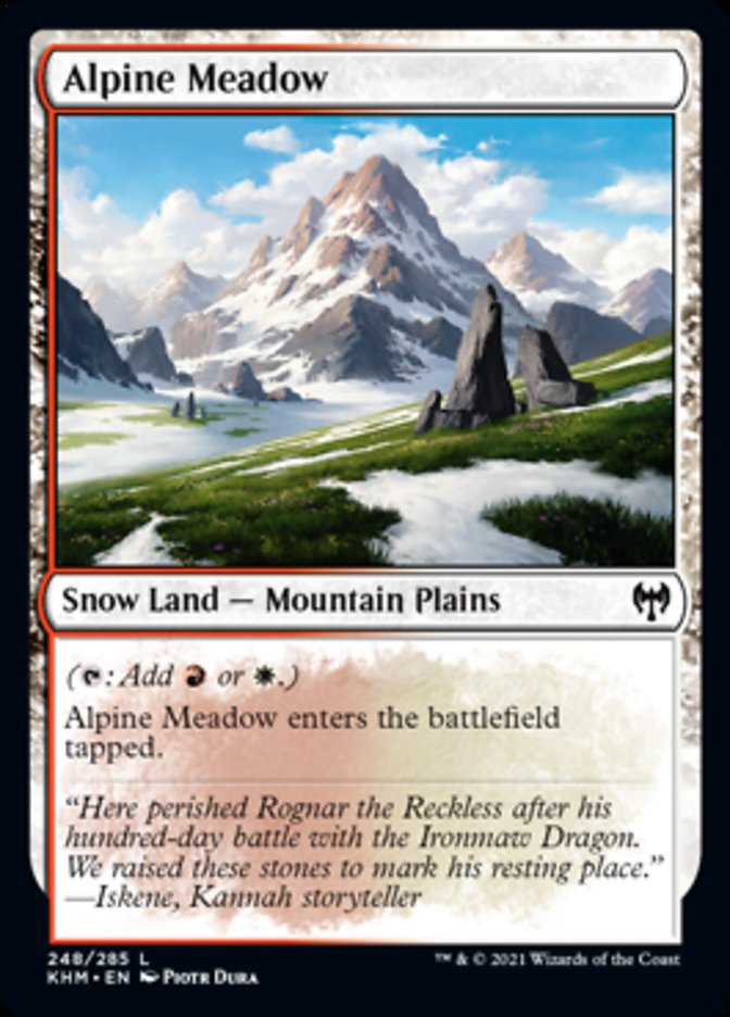 Alpine Meadow [Kaldheim] Magic: The Gathering