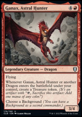 Ganax, Astral Hunter [Commander Legends: Battle for Baldur's Gate] Magic: The Gathering