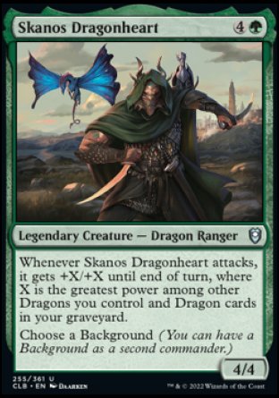 Skanos Dragonheart [Commander Legends: Battle for Baldur's Gate] Magic: The Gathering