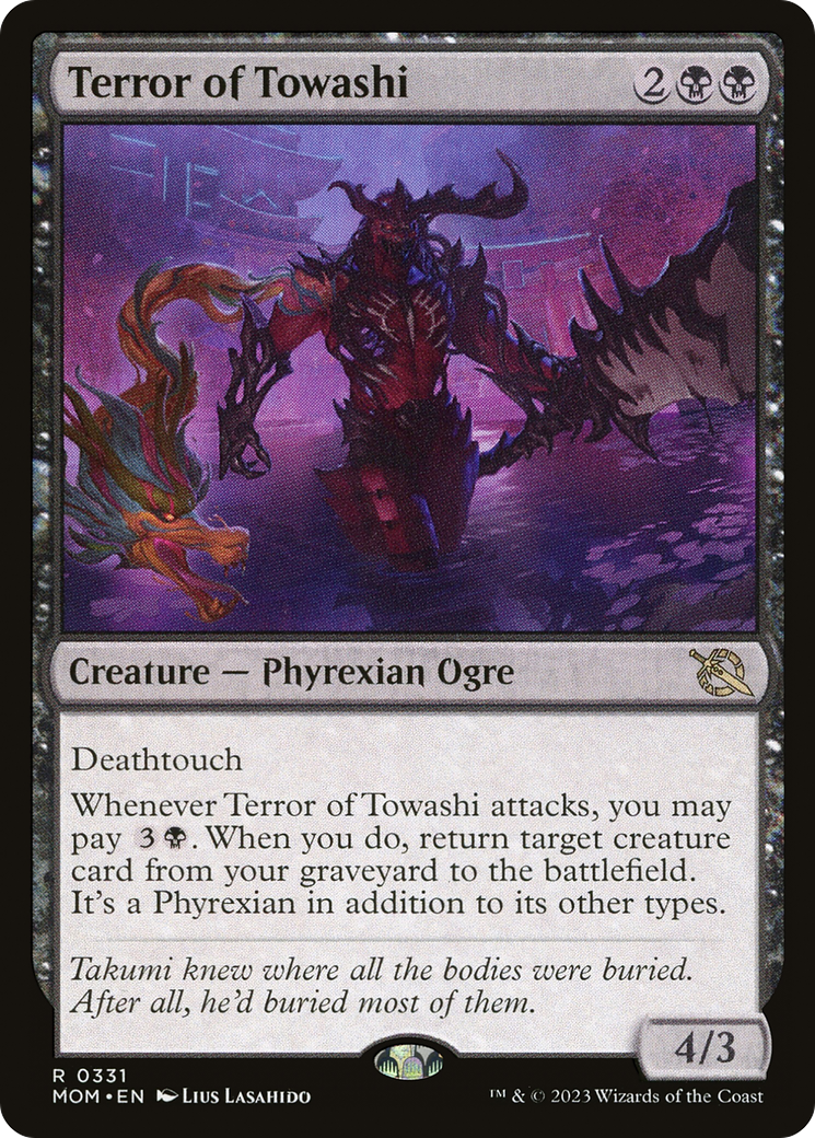 Terror of Towashi [March of the Machine] Magic: The Gathering