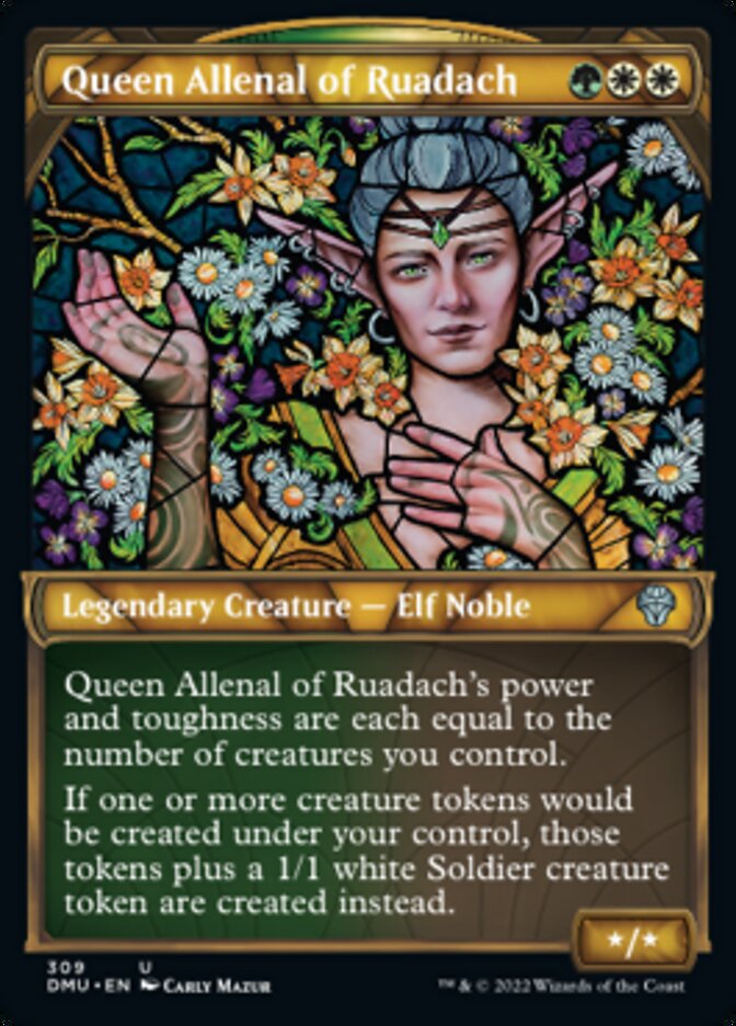 Queen Allenal of Ruadach (Showcase) [Dominaria United] Magic: The Gathering