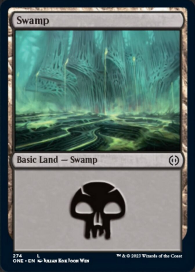 Swamp (274) [Phyrexia: All Will Be One] Magic: The Gathering