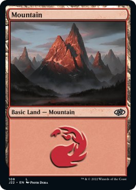 Mountain (108) [Jumpstart 2022] Magic: The Gathering