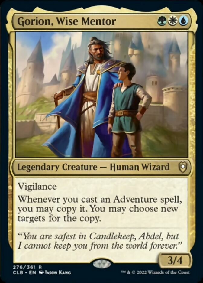 Gorion, Wise Mentor [Commander Legends: Battle for Baldur's Gate] Magic: The Gathering