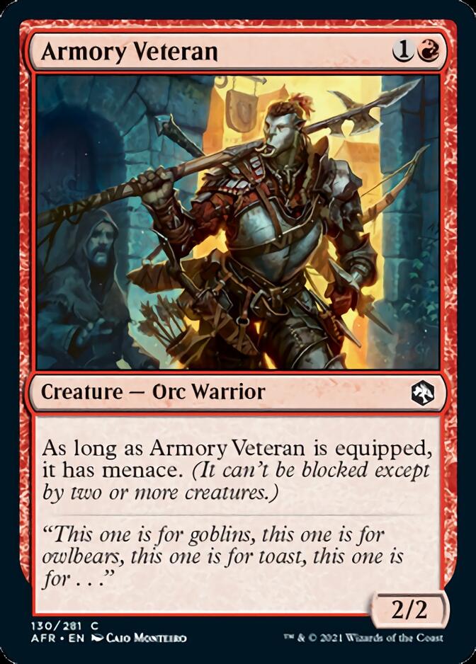 Armory Veteran [Dungeons & Dragons: Adventures in the Forgotten Realms] Magic: The Gathering