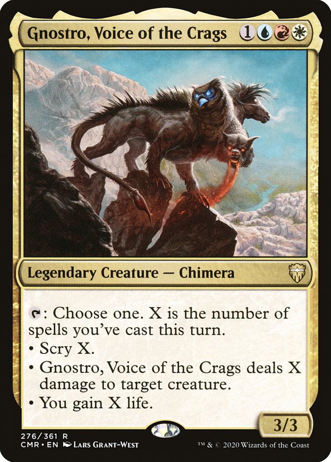 Gnostro, Voice of the Crags [Commander Legends] Magic: The Gathering