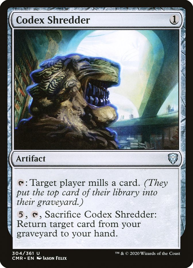 Codex Shredder [Commander Legends] Magic: The Gathering