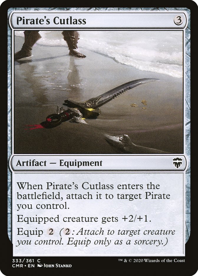 Pirate's Cutlass [Commander Legends] Magic: The Gathering