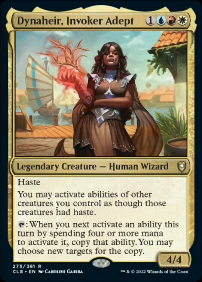 Dynaheir, Invoker Adept [Commander Legends: Battle for Baldur's Gate] Magic: The Gathering