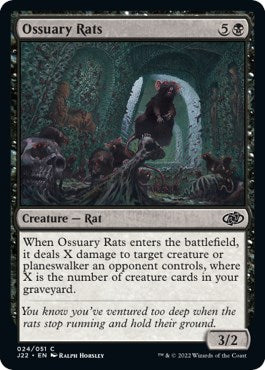 Ossuary Rats [Jumpstart 2022] Magic: The Gathering