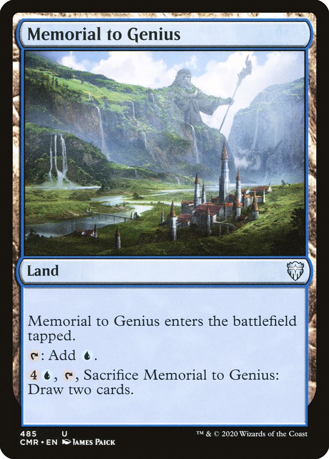 Memorial to Genius [Commander Legends] Magic: The Gathering