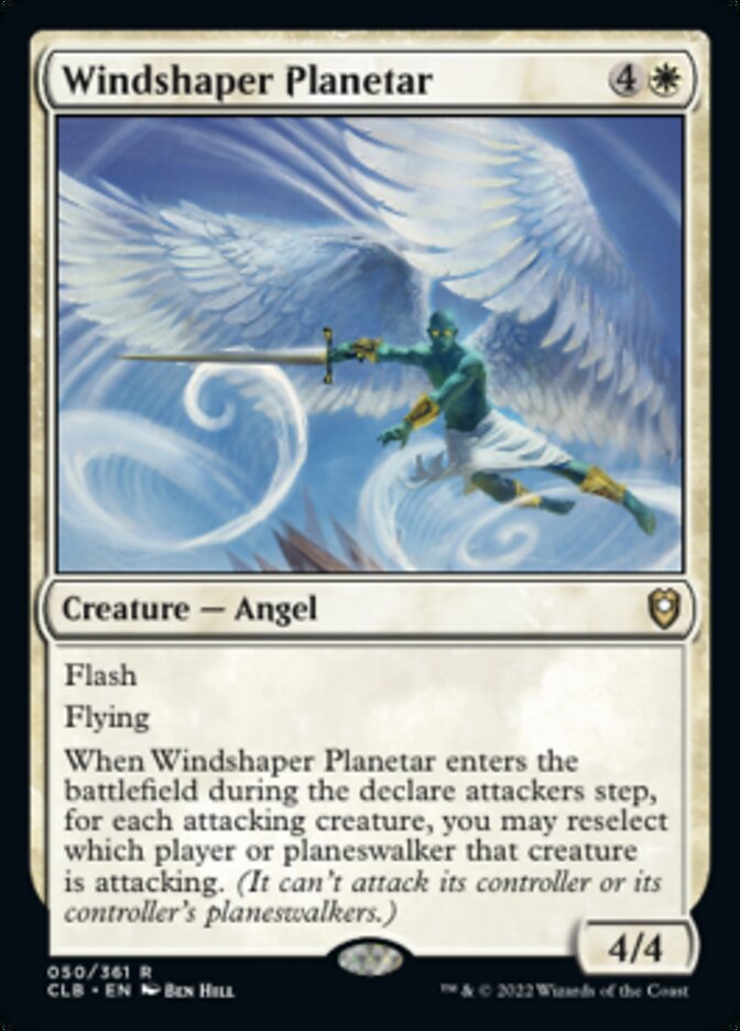 Windshaper Planetar [Commander Legends: Battle for Baldur's Gate] Magic: The Gathering