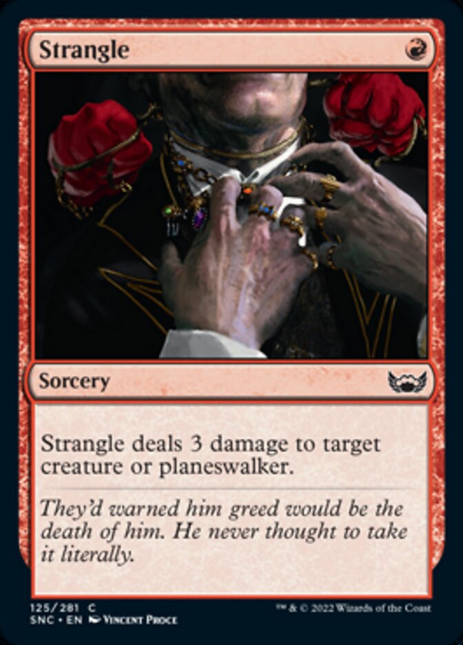 Strangle [Streets of New Capenna] Magic: The Gathering