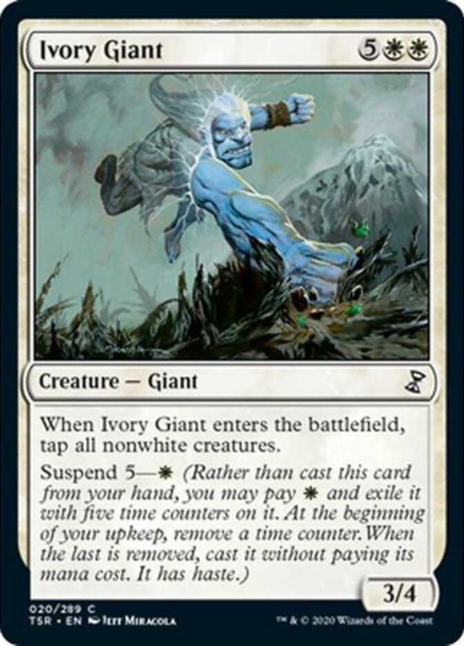 Ivory Giant [Time Spiral Remastered] Magic: The Gathering