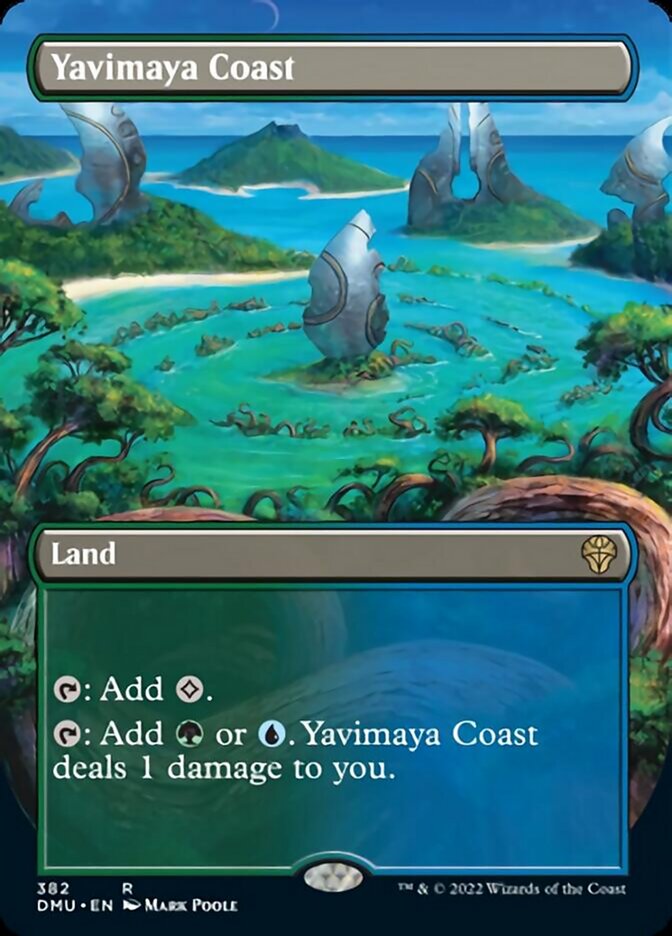 Yavimaya Coast (Borderless Alternate Art) [Dominaria United] Magic: The Gathering