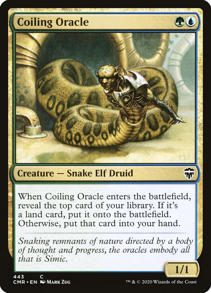 Coiling Oracle [Commander Legends] Magic: The Gathering