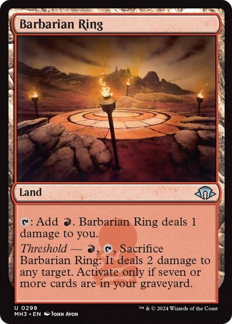 Barbarian Ring [Modern Horizons 3] Magic: The Gathering