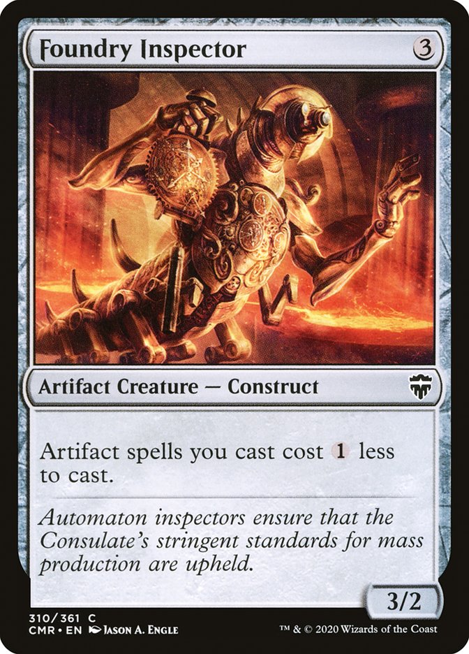 Foundry Inspector [Commander Legends] Magic: The Gathering