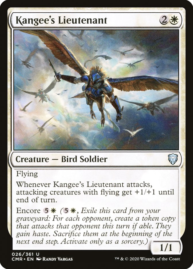 Kangee's Lieutenant [Commander Legends] Magic: The Gathering