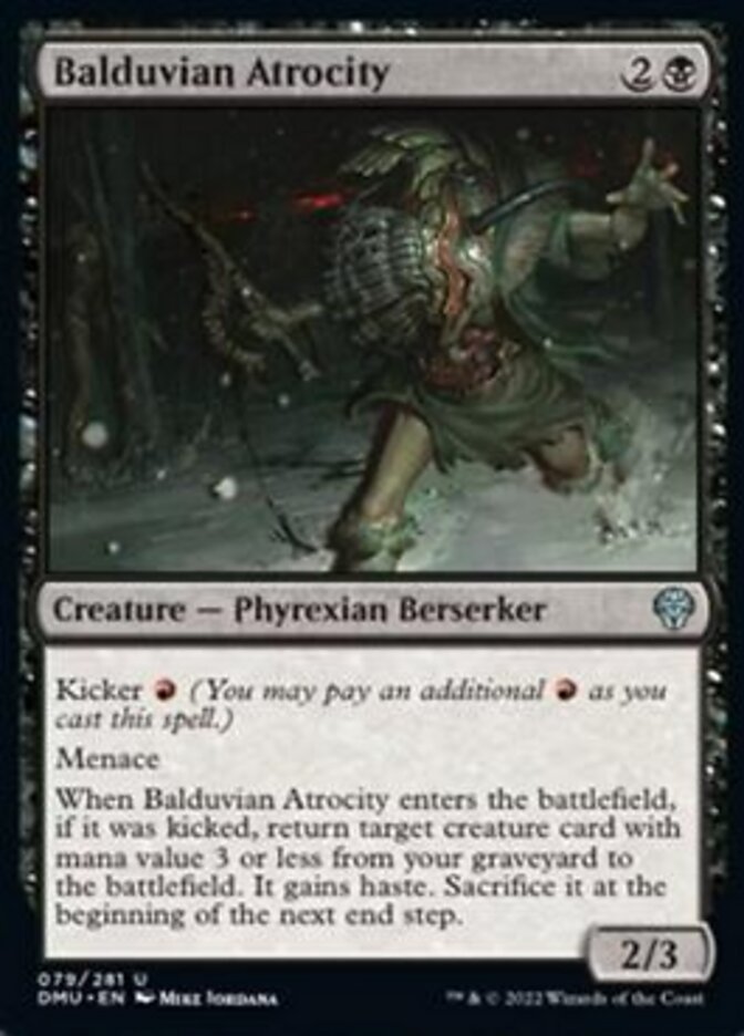 Balduvian Atrocity [Dominaria United] Magic: The Gathering