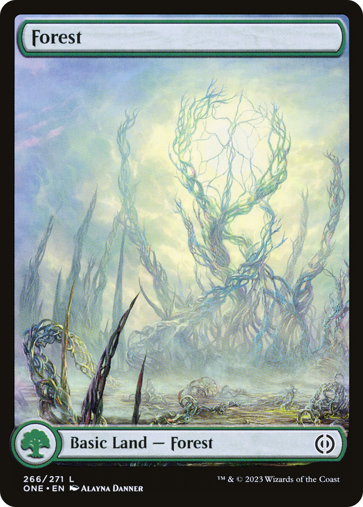 Forest (266) (Full-Art) [Phyrexia: All Will Be One] Magic: The Gathering