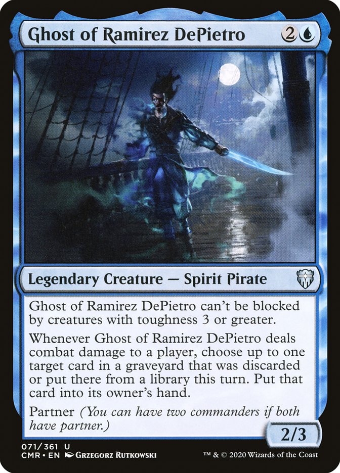 Ghost of Ramirez DePietro [Commander Legends] Magic: The Gathering