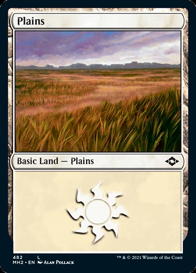 Plains (482) [Modern Horizons 2] Magic: The Gathering