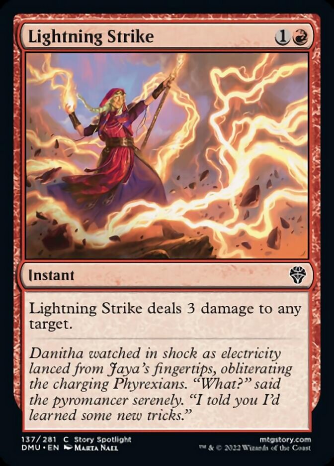 Lightning Strike [Dominaria United] Magic: The Gathering