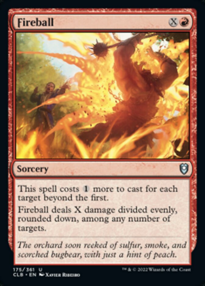 Fireball [Commander Legends: Battle for Baldur's Gate] Magic: The Gathering