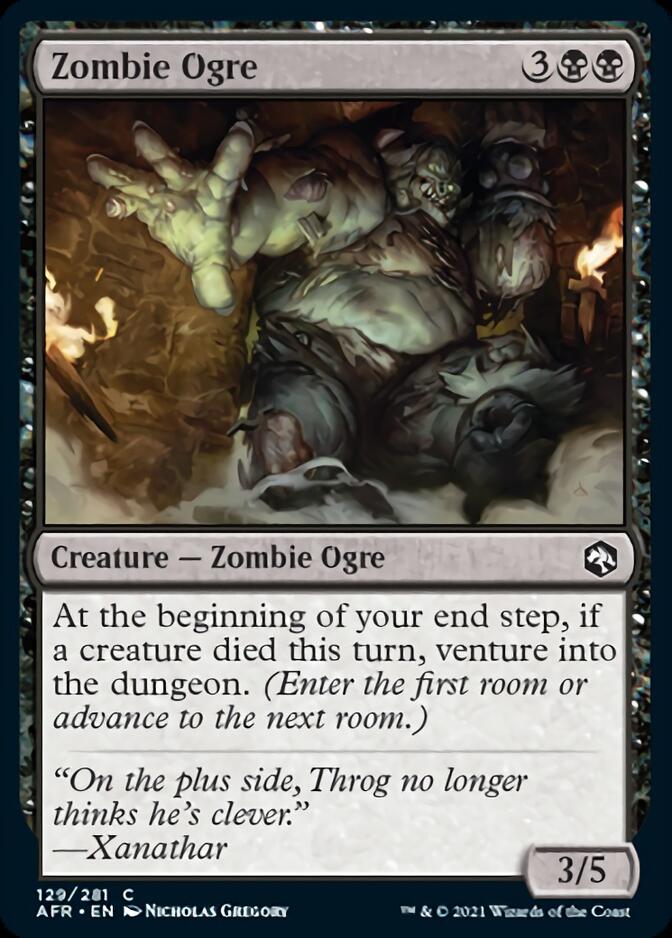 Zombie Ogre [Dungeons & Dragons: Adventures in the Forgotten Realms] Magic: The Gathering