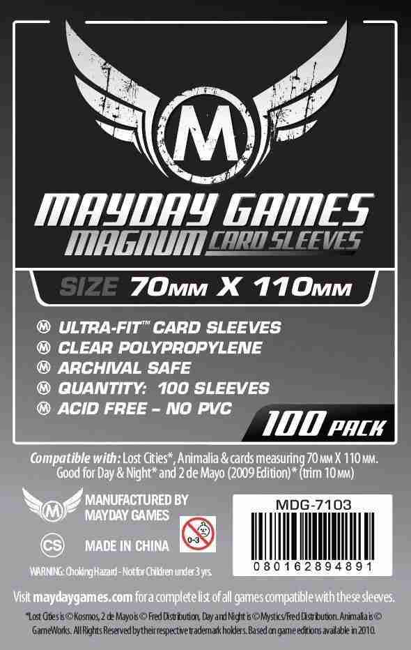 Mayday Games Lost Cities Magnum Ultra Fit Standard (70-110mm) 100 pack