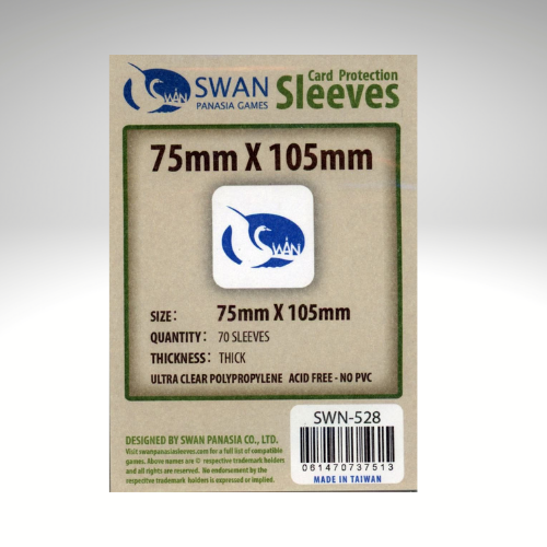 Swan Sleeves Premium (75x105mm) 70 pack