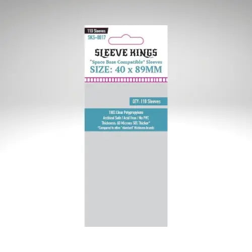 Sleeve Kings "Space Base Compatible" Sleeves (40x89mm) 110 Pack